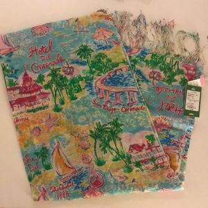 Lilly Pulitzer Hotel Del Coronado scarf